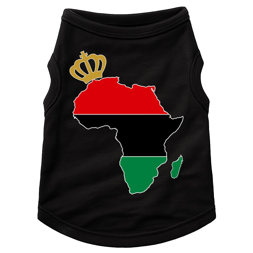 African American Pride Crown Doggie Tank