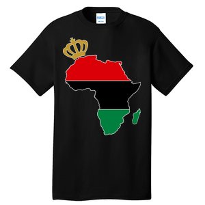 African American Pride Crown Tall T-Shirt