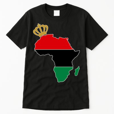 African American Pride Crown Tall T-Shirt