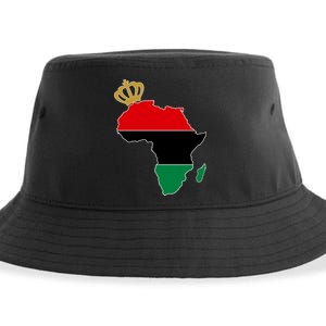 African American Pride Crown Sustainable Bucket Hat