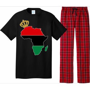 African American Pride Crown Pajama Set