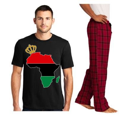 African American Pride Crown Pajama Set