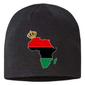 African American Pride Crown Sustainable Beanie