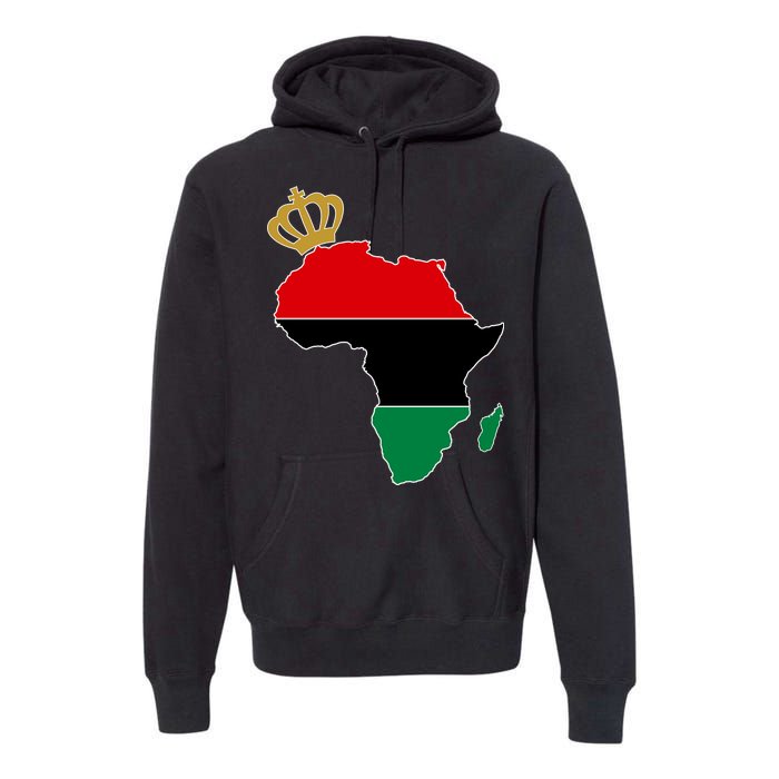 African American Pride Crown Premium Hoodie