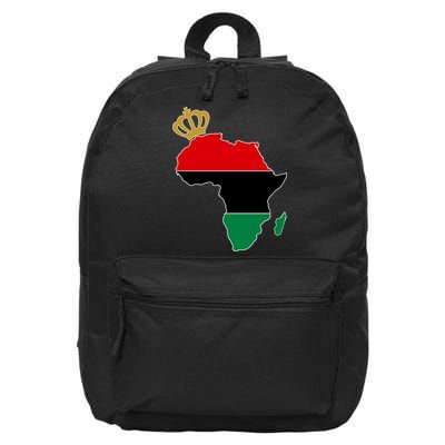 African American Pride Crown 16 in Basic Backpack