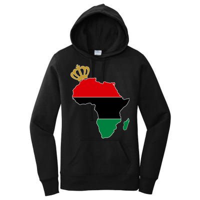 African American Pride Crown Women's Pullover Hoodie