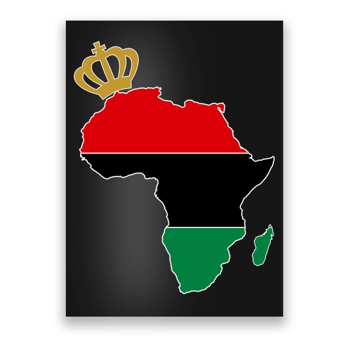 African American Pride Crown Poster