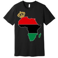 African American Pride Crown Premium T-Shirt