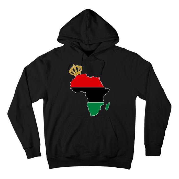 African American Pride Crown Tall Hoodie