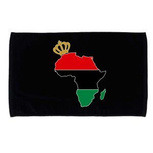 African American Pride Crown Microfiber Hand Towel