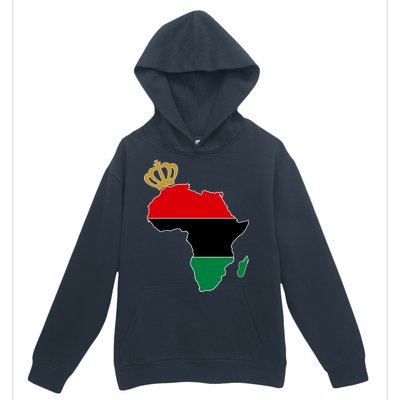 African American Pride Crown Urban Pullover Hoodie