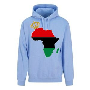 African American Pride Crown Unisex Surf Hoodie