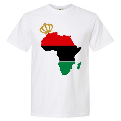 African American Pride Crown Garment-Dyed Heavyweight T-Shirt