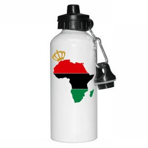 African American Pride Crown Aluminum Water Bottle