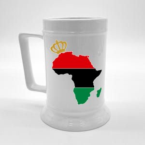 African American Pride Crown Beer Stein