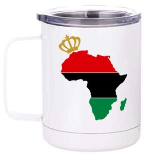 African American Pride Crown 12 oz Stainless Steel Tumbler Cup