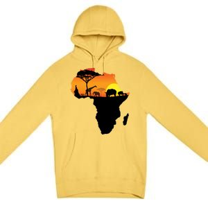 African Animals Premium Pullover Hoodie