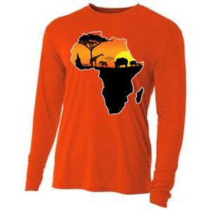 African Animals Cooling Performance Long Sleeve Crew