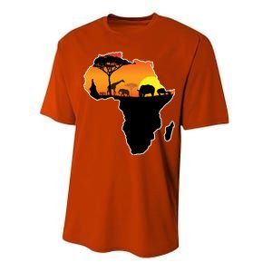 African Animals Performance Sprint T-Shirt