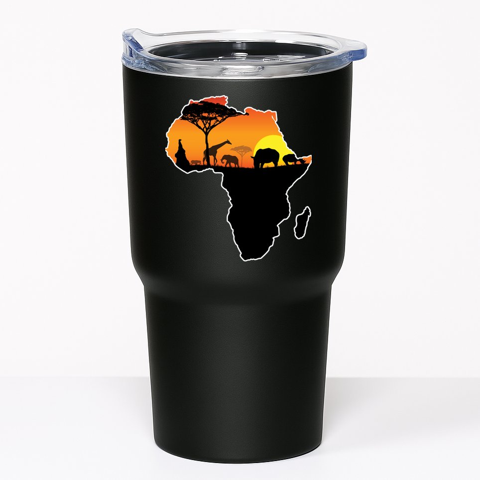 African Animals Tumbler