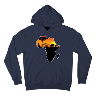 African Animals Hoodie