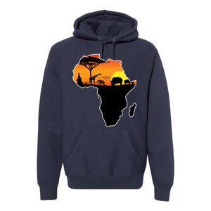 African Animals Premium Hoodie