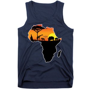 African Animals Tank Top