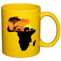African Animals 11oz C Handle Ceramic Mug