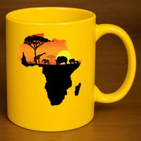 African Animals 11oz C Handle Ceramic Mug