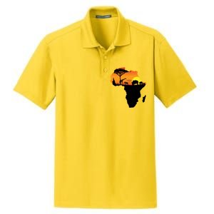 African Animals Dry Zone Grid Polo