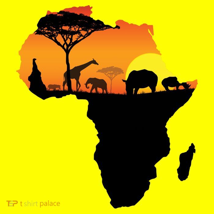 African Animals Womens T-Shirt