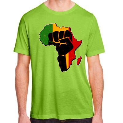 African Black Power Fist Adult ChromaSoft Performance T-Shirt