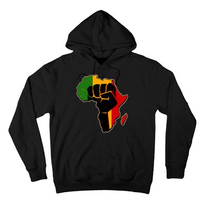 African Black Power Fist Hoodie