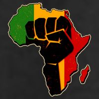 African Black Power Fist Beanie