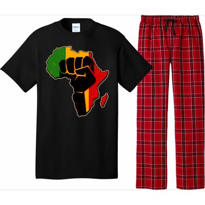 African Black Power Fist Pajama Set