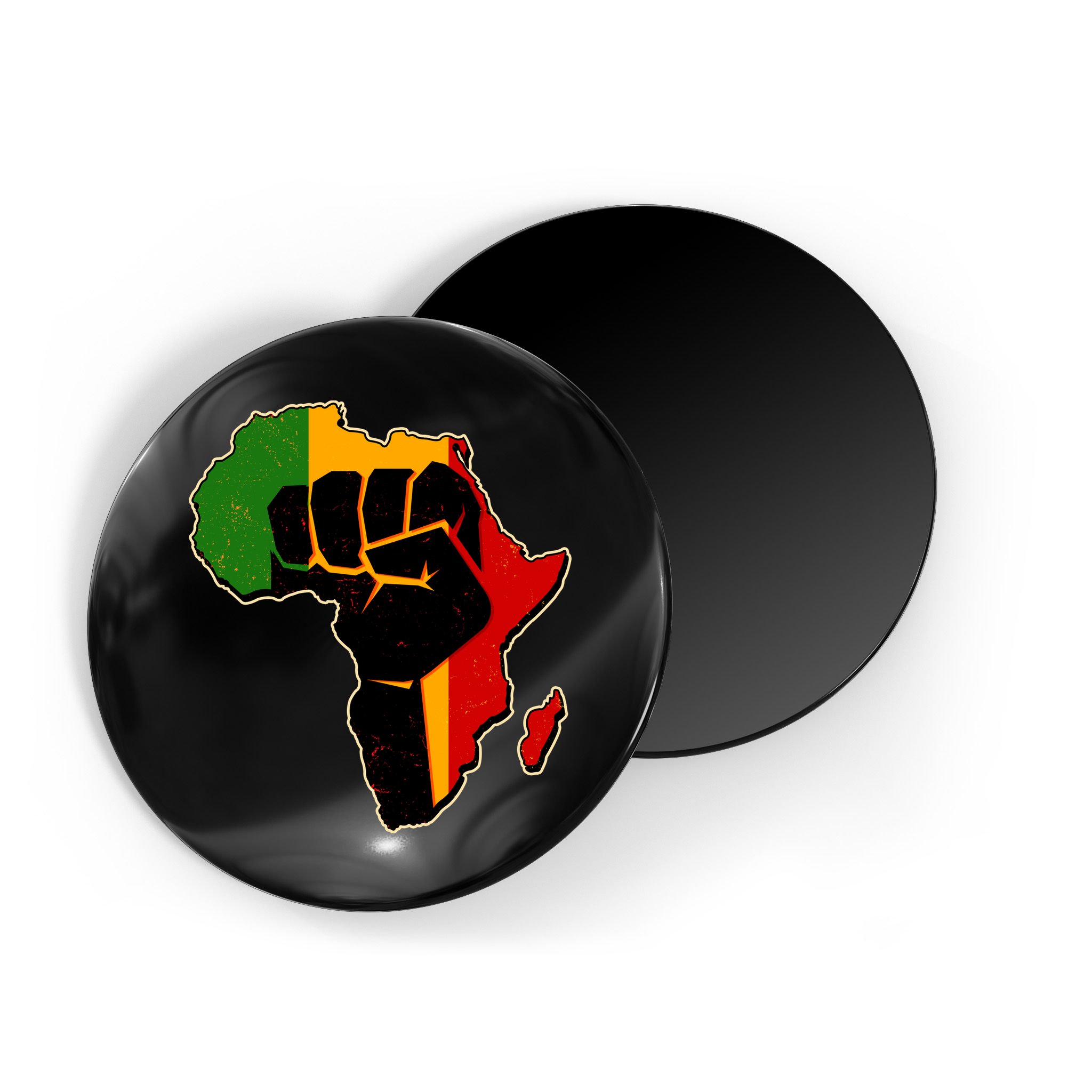 African Black Power Fist Magnet