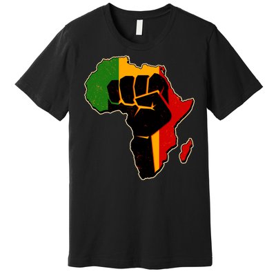 African Black Power Fist Premium T-Shirt