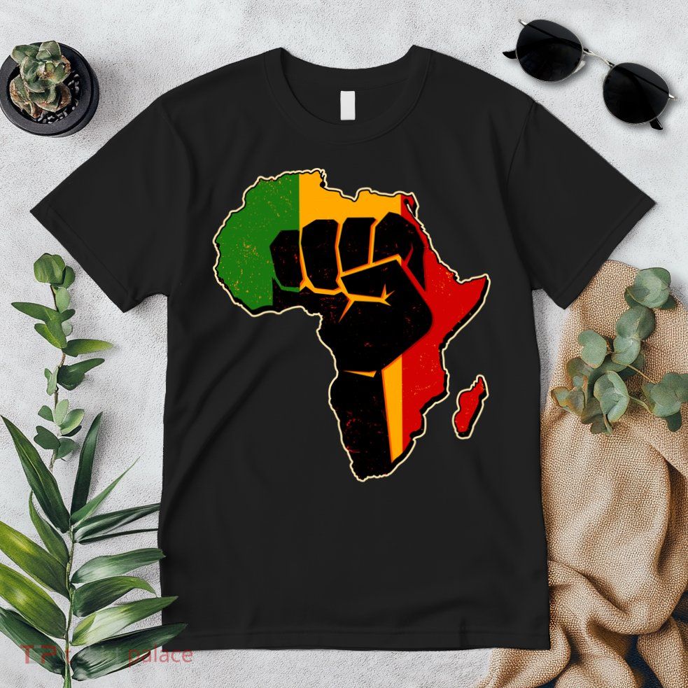 African Black Power Fist Premium T-Shirt