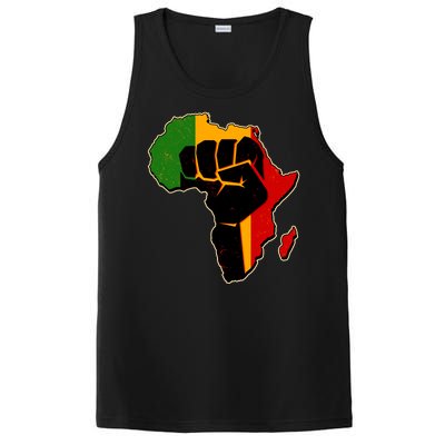 African Black Power Fist PosiCharge Competitor Tank