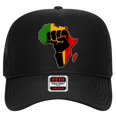 African Black Power Fist Trucker Hat