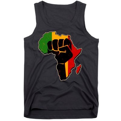 African Black Power Fist Tank Top