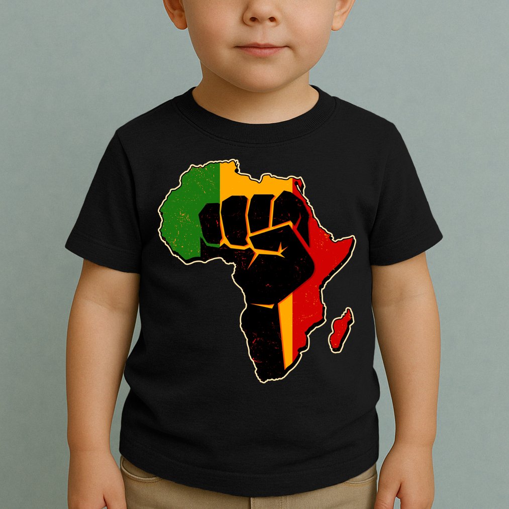 African Black Power Fist Toddler T-Shirt