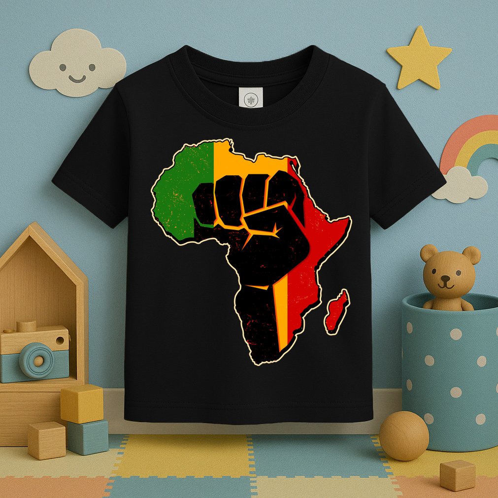 African Black Power Fist Toddler T-Shirt