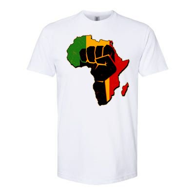 African Black Power Fist Softstyle CVC T-Shirt