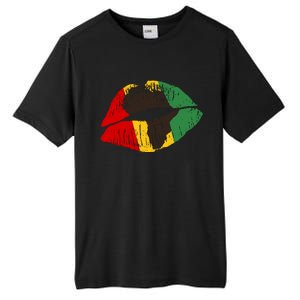 African Colors Lipstick Print Tall Fusion ChromaSoft Performance T-Shirt