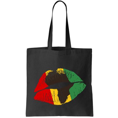 African Colors Lipstick Print Bag