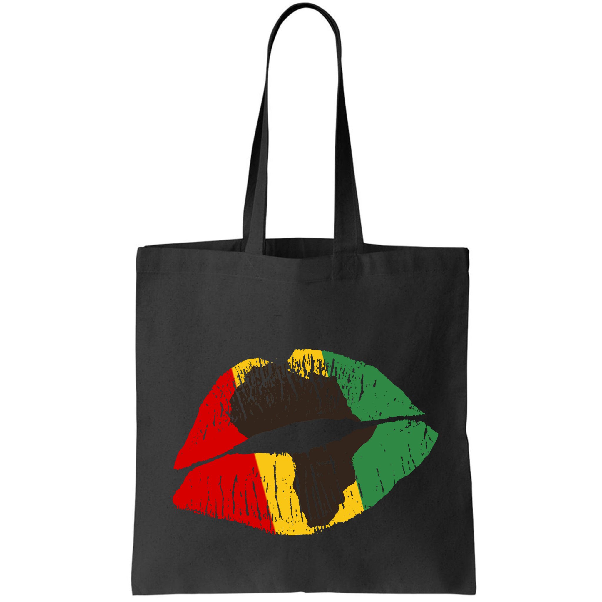 African Colors Lipstick Print Bag