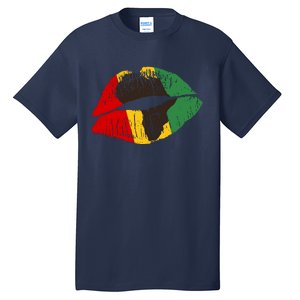 African Colors Lipstick Print Tall T-Shirt