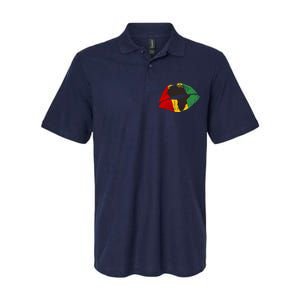 African Colors Lipstick Print Softstyle Adult Sport Polo