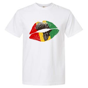 African Colors Lipstick Print Garment-Dyed Heavyweight T-Shirt